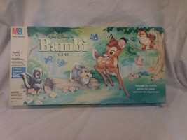 BAMBI GAME Rare Milton Bradley Walt Disney BAMBI Board Game family 1992 Vintage - $15.92