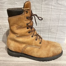 Red Wing Boots Mens 12 H 10” Steel Toe Eh Gore-Tex Brown Work 12EEEE Vtg Usa - £69.31 GBP