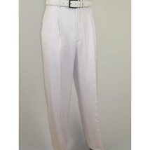 Men Apollo King Band Collarless Church Suit Mandarin 5 Hidden Buttons AG58 White image 11
