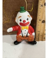 Porcelain Clown Ornament Vintage - See Photos &amp; Description - 3” (#32) - $8.91