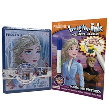 Disney Frozen II Colorful Activity Tin Boxed Set with Imagine Ink Coloring Book - £11.87 GBP