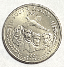 2006 D South Dakota State Quarter BU Washington Quarter - £1.16 GBP