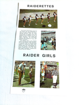 1971 Magazine Color Artice Oakland Raiders Raiderettes and Raider Girls - $8.99