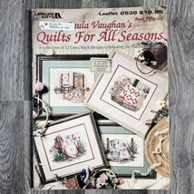 Paula Vaughan&#39;s Quilts for All Seasons 12 Cross Stitch Designs Patchwork... - £30.56 GBP