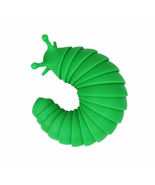 anti-release flexible snail finger fidget slug toy-green - £11.58 GBP