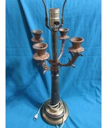Vtg Electric Candelabra Lamp with Candle Holders Unique 33&quot; High - €84,80 EUR
