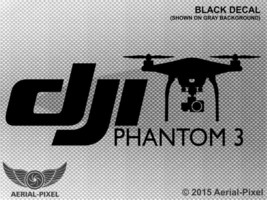 DJI Phantom 3 Drone Window / Case Decal Sticker - $9.95