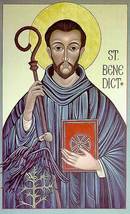 St. Benedict Icon (McGough)Icon Reproduction - £15.95 GBP