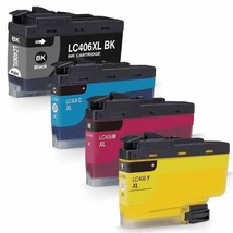 2x Compatible Brother MFC-J4335DW 4PK Cmyk Ink For LC406XLBK LC406XLC LC406XLM - £135.25 GBP