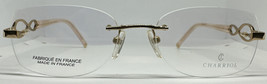 NEW Charriol Eyewear PC 7387 A Crystal C. 6 France Rimless Eyeglasses Rx Specs - £175.27 GBP