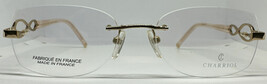 NEW Charriol Eyewear PC 7387 A Crystal C. 6 France Rimless Eyeglasses Rx Specs - £175.27 GBP