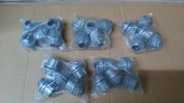 (25) NEW HUBBELL / RACO 1702 WATER TIGHTCONDUIT HUBS / 1/2&quot;NPT /INSULATE... - $25.59