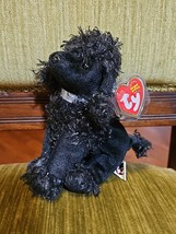 Ty Beanie Baby BIJOUX the Black Poodle Dog 7&quot; NEW MWMTs Plush Stuffed An... - $17.77