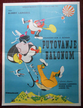 1960 Original Movie Poster France Le Voyage Ballon Stowaway In The Sky Lamorisse - £96.37 GBP