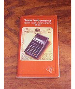 Texas Instruments SR-50 Calculator Instruction Manual only, Owner&#39;s, TI - $7.95