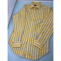 Polo Ralph Lauren Men Shirt Yellow Button Up Long Sleeve  15.5 32/33 Med... - £19.44 GBP