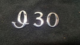 2000 Infiniti I30 Rear Trunk Emblem Logo Badge 3 Pieces &quot;I&quot; &quot;3&quot; &quot;0&quot; - £16.23 GBP