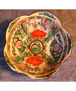 Attractive Chinese Decor Large Petaled Porcelain Bowl Hand Painted Made ... - €13,02 EUR