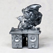 Gnomies Dee Jay Mini PVC Figure Silver Variant BVP Vending Charm Prize Toy - $9.70