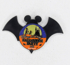 Disney 2002 MNSSHP Bat Shaped W/ Mickey &amp; Goofy&#39;s Silhouettes In Moon Pi... - $14.95
