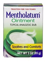 Mentholatum Ointment Topical Analgesic Rub, 1 oz OR 3 oz ( NEW In Box ) - £5.86 GBP+
