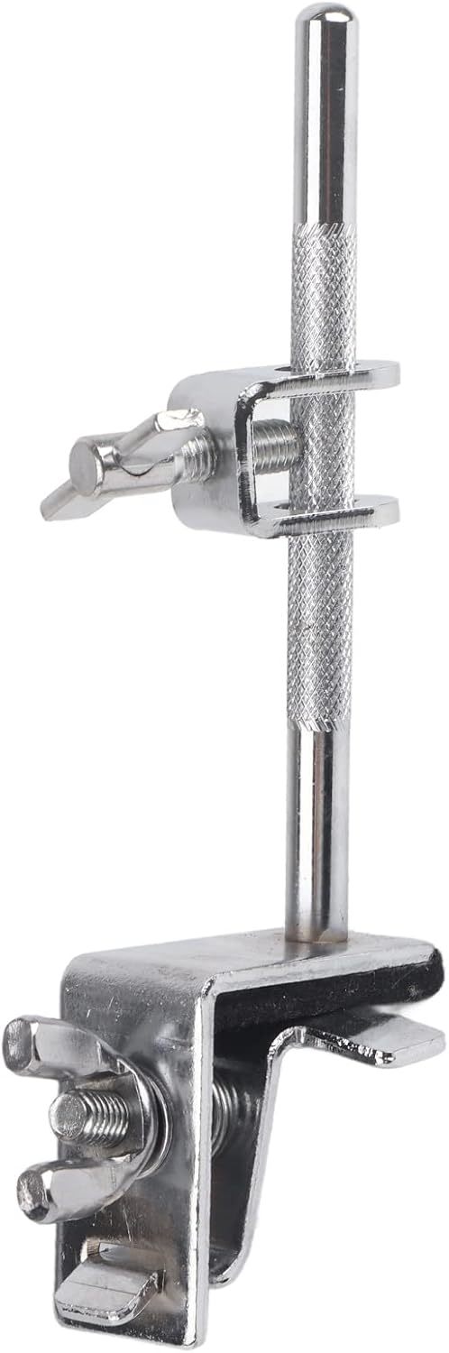 Adjustable Silver Standard Drum Cowbell Mount Holder Clamp For Bass Drum... - $41.98