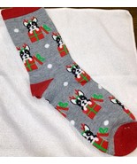 Socks cute Holiday doggie pattern sitting in a gift box  New - $224.57 MXN