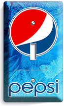 Pep Si Cola Ice Frost Single Light Switch Cover Wall Plate Coke Kitchen Art Decor - £9.25 GBP