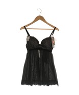 New Daisy Fuentes Babydoll Set Thong Panty Mesh Lace Push Up Adjustable ... - $37.89 CAD