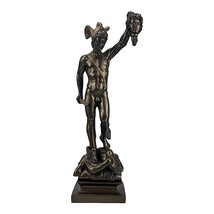 Perseus with Head of Gorgon Medusa Cast Marble Statue Sculpture Bronze Effect - £68.72 GBP