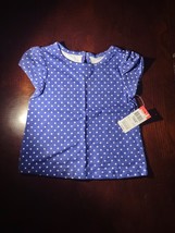 Wonderkids 18 Month Girls Stars Blue Shirt - $9.89