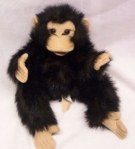 Folkmanis FUZZY BABY MONKEY CHIMP HAND PUPPET 15&quot; Plush STUFFED ANIMAL Toy - £23.67 GBP