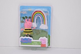 Peppa Pig Friends &amp; Fun Happy Springtime Peppa Figure w/ Rainbow - £11.62 GBP