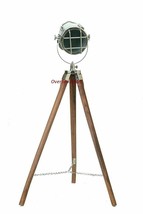 Vintage Antique Spot Light Studio Floor Lamp Nautical Tripod Searchlight Item - £113.94 GBP