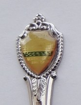 Collector Souvenir Spoon USA Michigan Mackinac Bridge Emblem Map Bowl - £3.18 GBP