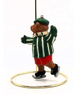 Vtg Dansk International Bear Ice Skating Christmas Holiday Ornament - $10.00
