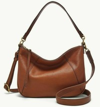 Fossil Skylar Crossbody Shoulder Bag Brown Leather SHB2656213 NWT $180 Brandy - £67.57 GBP