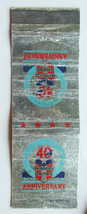 40th Anniversary Interstate Theatres 20 Strike Matchbook Cover - £1.36 GBP