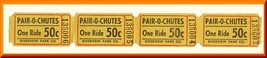 Riverview Park Pair-O-Chutes Tickets, Chicago, Illinois/IL, Amusement Park - £3.93 GBP