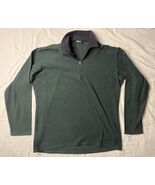 Patagonia Capilene Fleece Pullover Mens Large Green 1/4 Zip Long Sleeve ... - $48.78 CAD