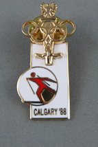 Very Rare - 1988 Winter Olympc Games - Polish Olympic Committee Pin - 3 of 1000 - $45.00