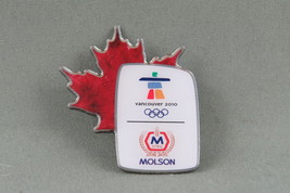 2010 Winter Olympic Games - Molson (Beer) Sponsor Pin - Vancouver BC Canada - £11.98 GBP