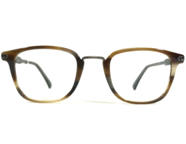 John Varvatos Eyeglasses Frames VJV423 BROWN HORN Grey Square Full Rim 4... - £76.54 GBP