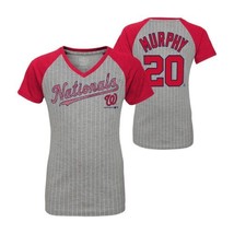 MLB Washington Nationals Murphy 20 Little Girls Baseball T-Shirt Size S - £7.64 GBP