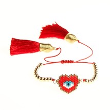 Go2boho  Bracelet Women Turkish Eye Bracelet MIYUKI Glass Beads Bijoux 2020 Jewe - £9.80 GBP
