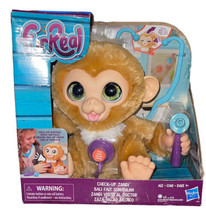 Hasbro FurReal Check Up Zandi Cuddly Monkey Press For Heartbeat Age 4 &amp; Up - £37.98 GBP