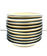 Vintage Pfaltzgraff FOLK ART Saucers 6&quot; Plates Set of 10 Stoneware Made ... - £33.62 GBP