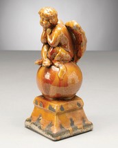 AA Importing Angel on Ball Figure, Amber Finish - £47.48 GBP