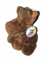PURR-FECTION BY MJC. Oakley Jr. MOOSE BROWN SNUGGLE UPS ANIMAL TOY PLUSH - $13.88