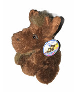 PURR-FECTION BY MJC. Oakley Jr. MOOSE BROWN SNUGGLE UPS ANIMAL TOY PLUSH - £11.06 GBP